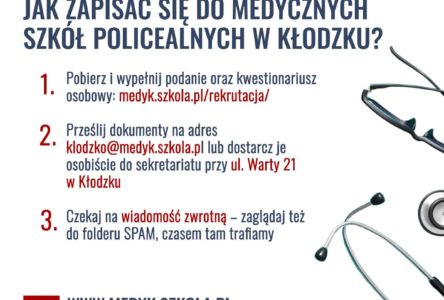Jak zapisać się do Medycznych Szkół Policealnych w Kłodzku?