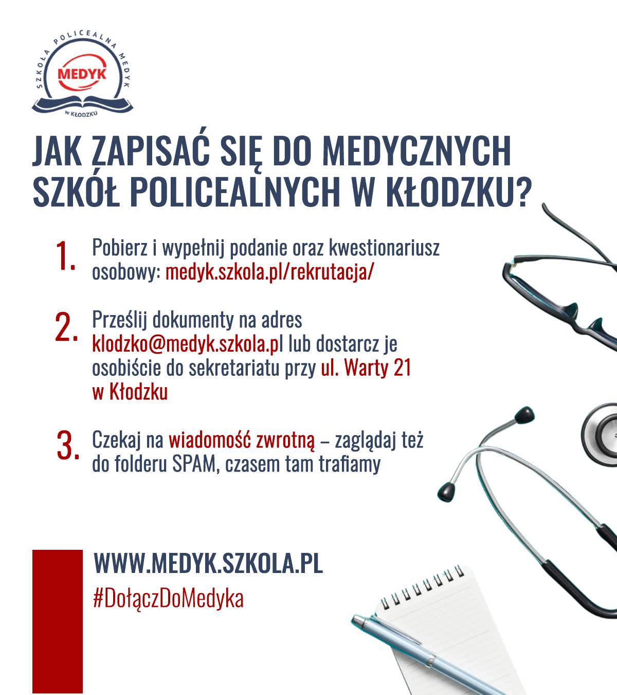 plansza jak zapisać się do medyka